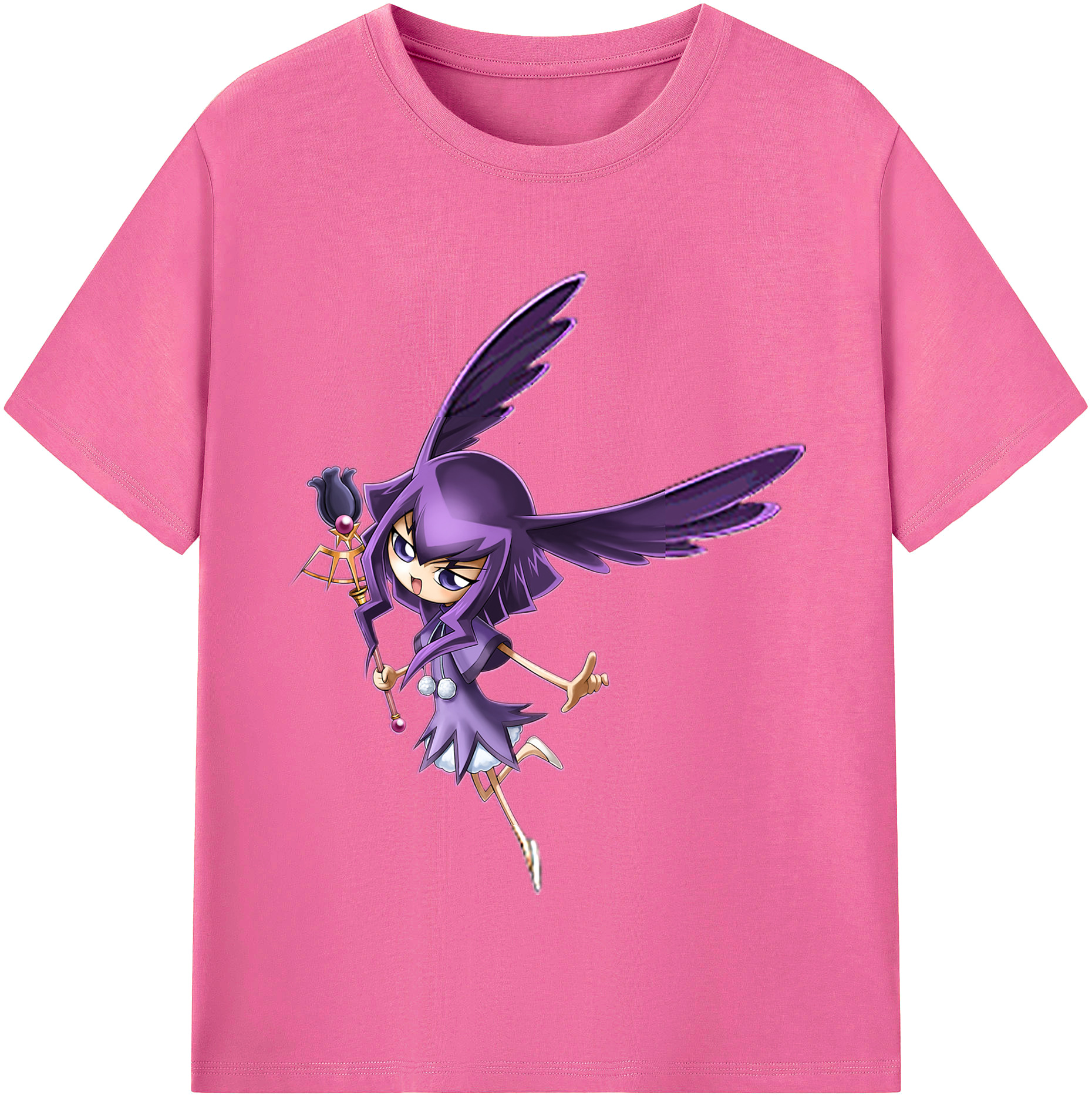 （画像用） 遊☆戯☆王 Yu-Gi-Oh! レディースカジュアルプリントTシャツ（綿100％）